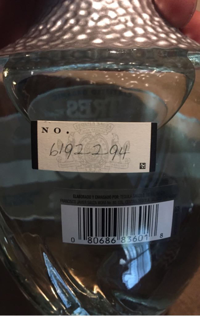 Tres Generaciones Plata - Tres Generaciones (750 mL) alcohol collectible [Barcode 080686836018] - Main Image 2