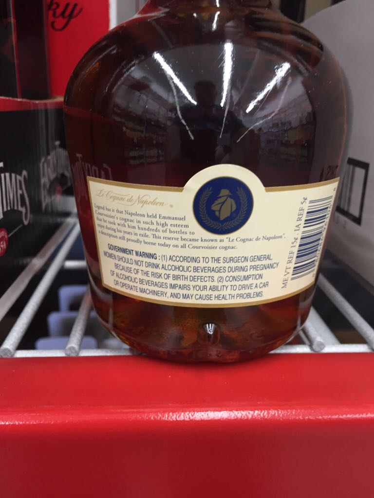 Courvoisier VS - Courvoisier Jarnac, France (50 mL) alcohol collectible [Barcode 080686961048] - Main Image 2