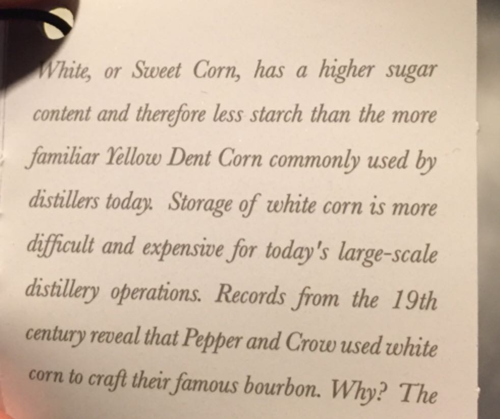 Woodford Reserve 1838 Style White Corn - Woodford Reserve (750 mL) alcohol collectible [Barcode 081128001001] - Main Image 2