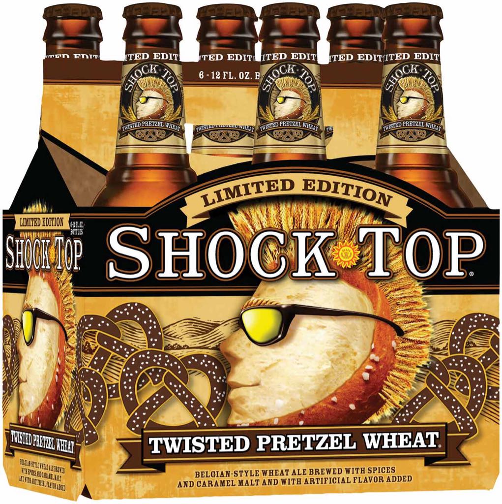 Twisted Pretzel Wheat - Shock Top (12 fl. oz.) alcohol collectible [Barcode 018200969089] - Main Image 2