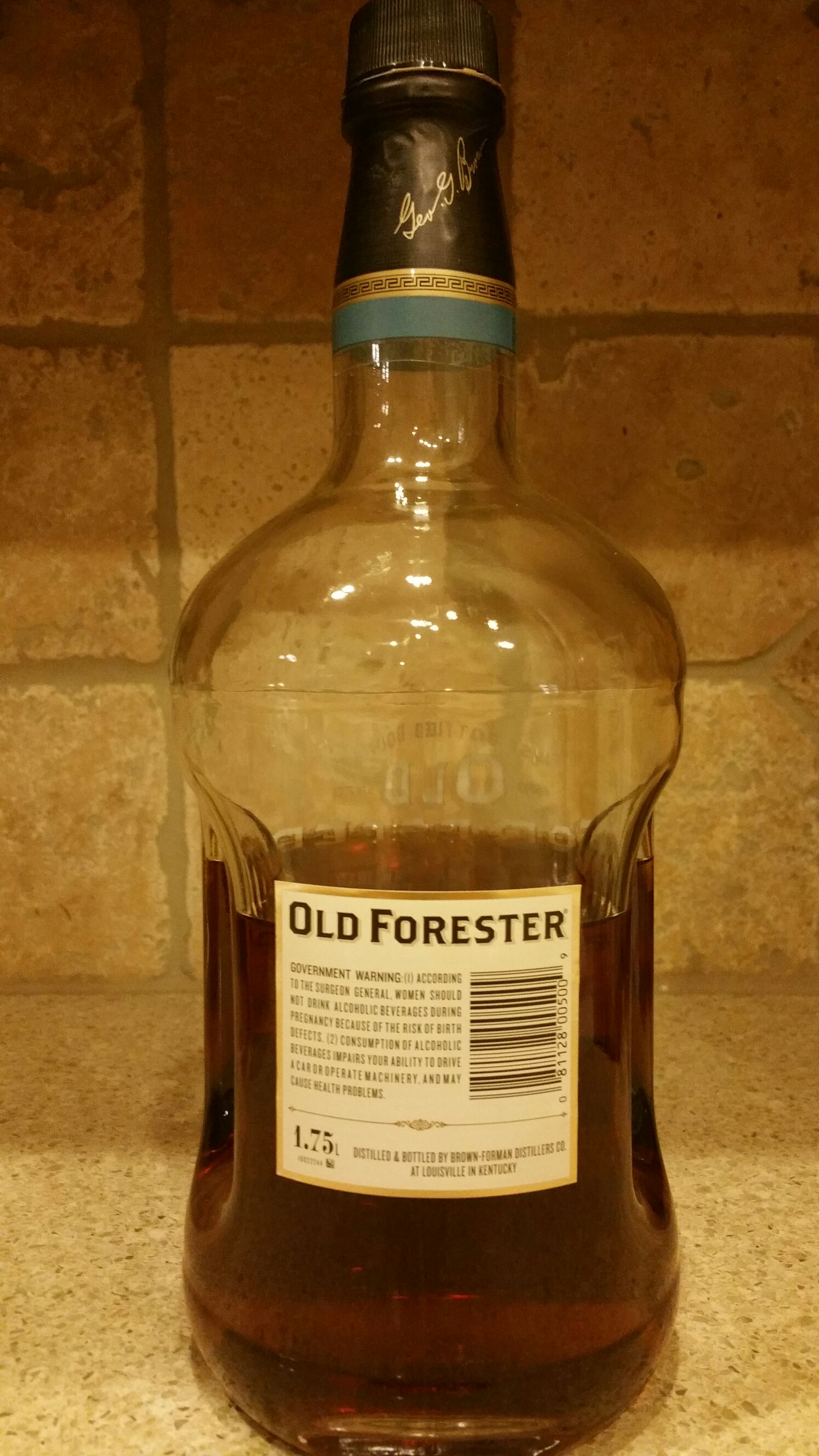Old Forester Bourbon - Old Forester Distilling Company (375 mL) alcohol collectible [Barcode 081128005009] - Main Image 2