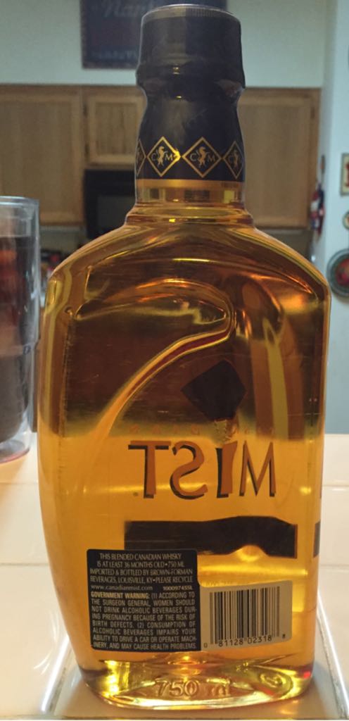 Canadian Mist - Brown-Forman Beverages (750 mL) alcohol collectible [Barcode 081128023188] - Main Image 2