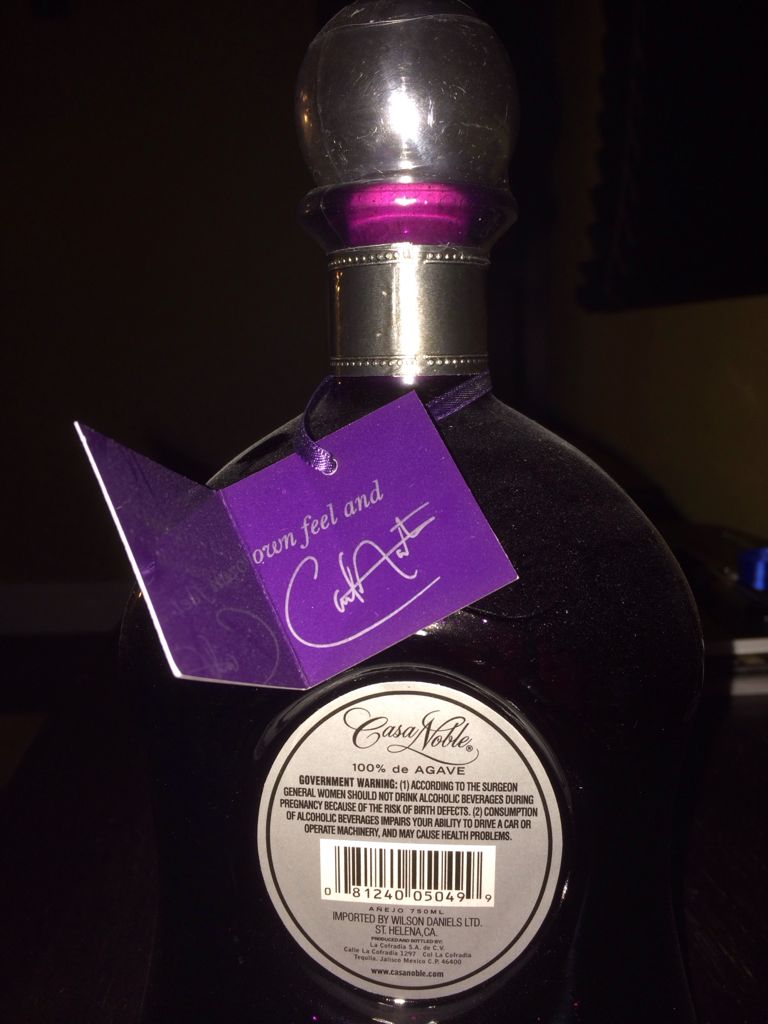 Casa Noble Anejo Tequila - Nom 1137 (750 mL) alcohol collectible [Barcode 081240050499] - Main Image 2