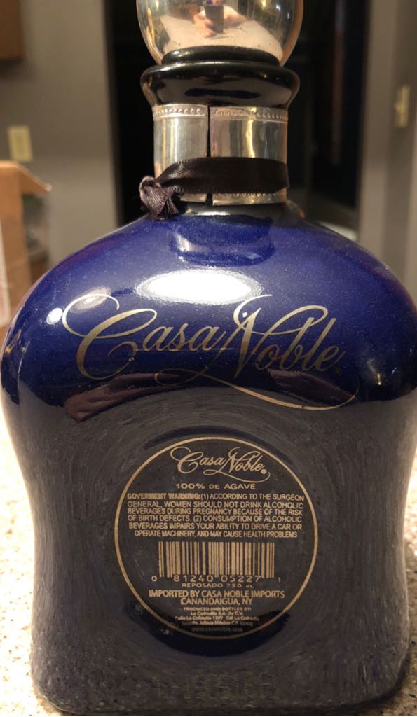 Casa Noble Reposado - Casa Noble (750 mL) alcohol collectible [Barcode 081240052271] - Main Image 2