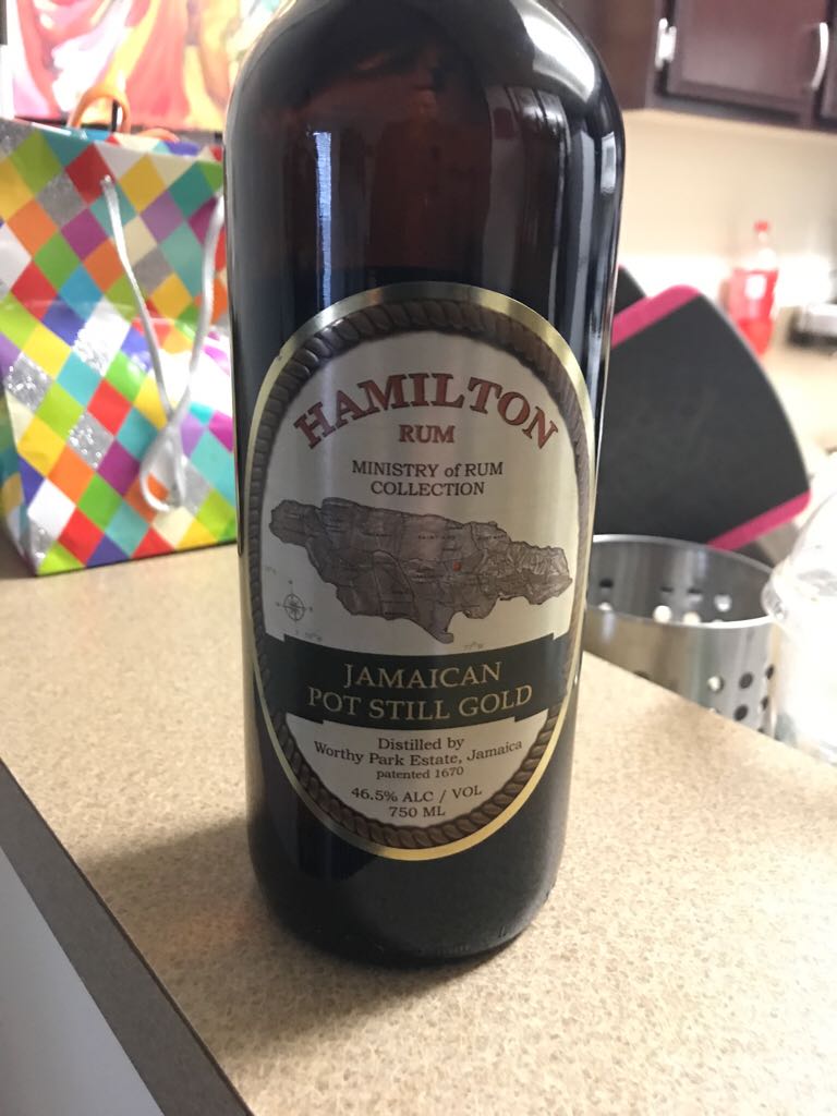 Hamilton Jamaican Pot Still Gold - Hamilton Distillers alcohol collectible [Barcode 000513072891] - Main Image 1