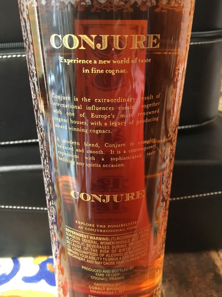 Conjure Cognac - EMB (France) (750 mL) alcohol collectible [Barcode 081380701015] - Main Image 2