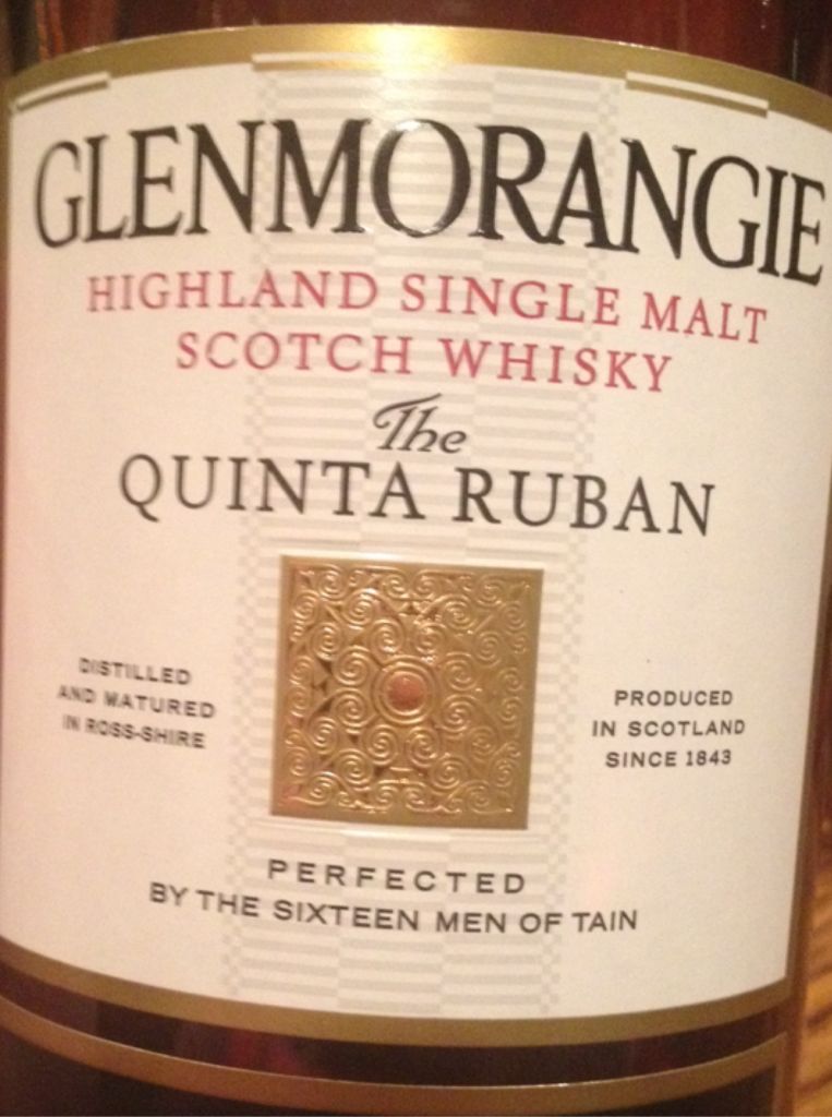 Glenmorangie Quinta Ruban - Glenmorangie Distillery (750mL) alcohol collectible [Barcode 081753810870] - Main Image 2