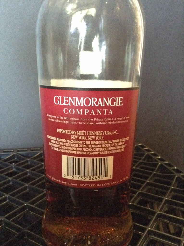 Glenmorangie Companta Private Edition - Glenmorangie (750 mL) alcohol collectible [Barcode 081753824501] - Main Image 2