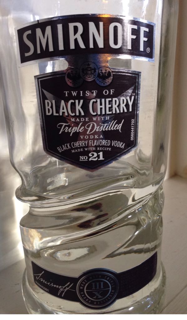 Black Cherry Vodka  - The Smirnoff Co (1.75L) alcohol collectible [Barcode 082000731511] - Main Image 1
