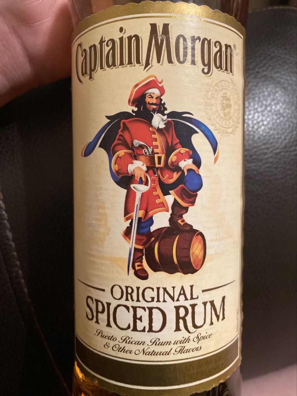 Captain Morgan Spiced Rum 100 - Captain Morgan Rum Co. (50 mL) alcohol collectible [Barcode 082000741985] - Main Image 3