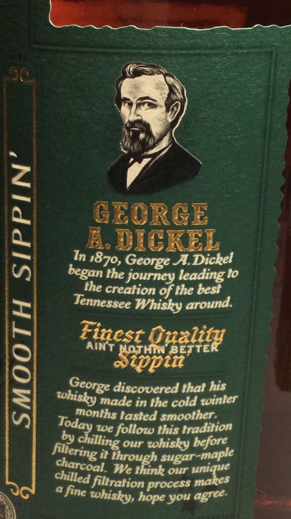 George Dickel Rye - George A Dickel & Co (750mL) alcohol collectible [Barcode 082000759454] - Main Image 4