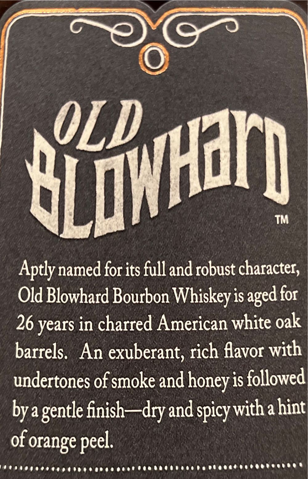 Orphan Barrel Old Blowhard -  New Bernheim (750 mL) alcohol collectible [Barcode 082000767398] - Main Image 3