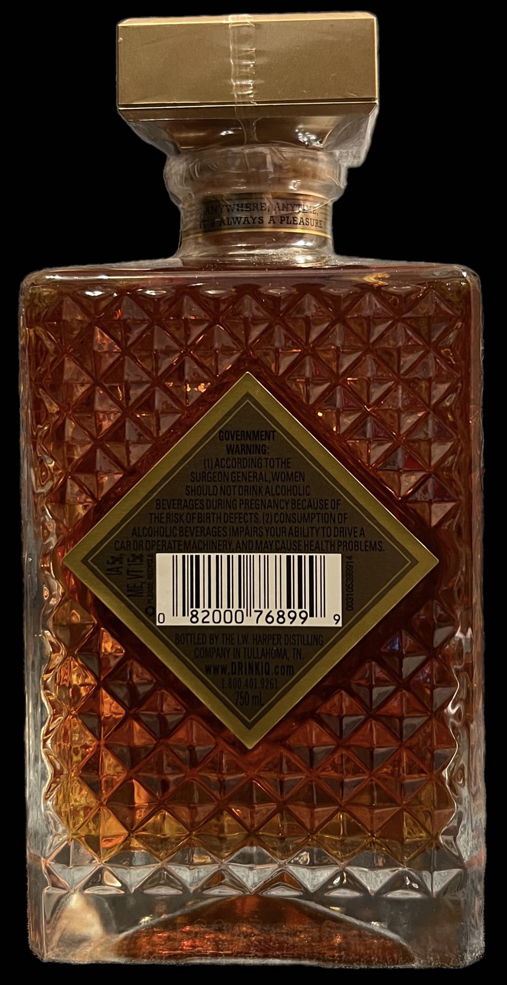 I. W. Harper 15 Year Bourbon - I.W. Harper Distilling Co (750mL) alcohol collectible [Barcode 082000768999] - Main Image 2