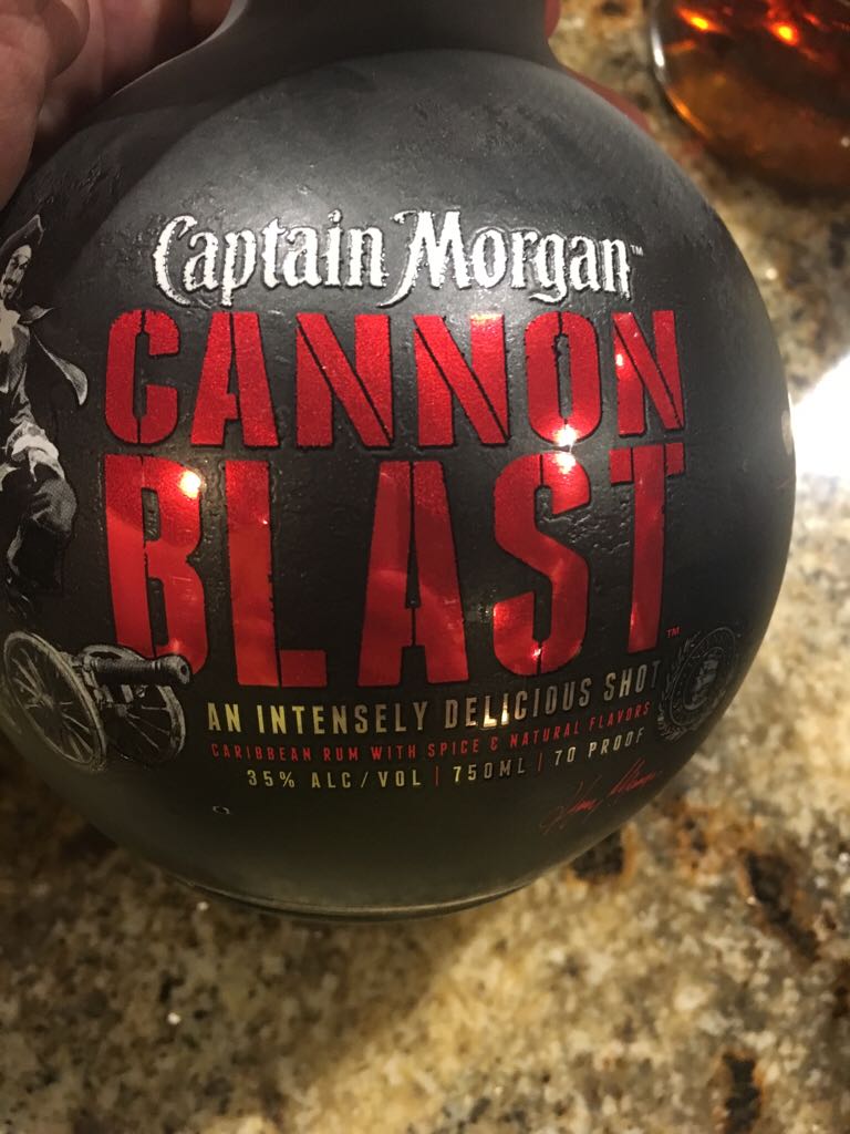 Cannon Blast - Captain Morgan Rum Co. (750mL) alcohol collectible [Barcode 082000772736] - Main Image 2