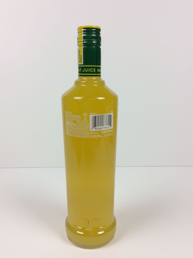 Smirnoff Sourced Pineapple - Smirnoff Co. (750mL) alcohol collectible [Barcode 082000776154] - Main Image 2