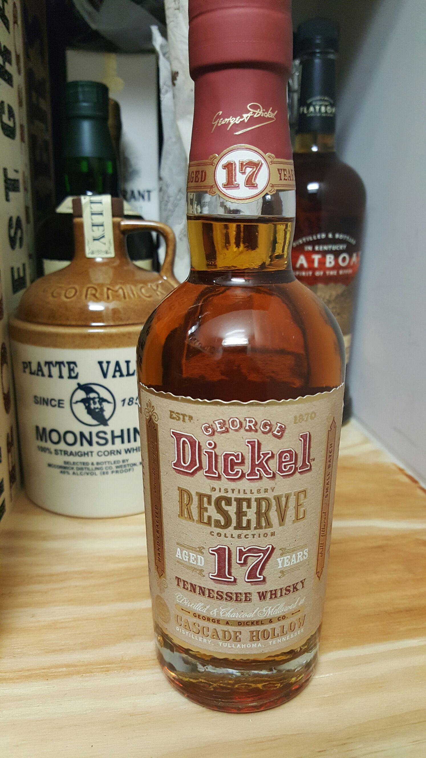 George Dickel 17yr - Cascade Hollow Distillery (375 mL) alcohol collectible [Barcode 082000778097] - Main Image 1
