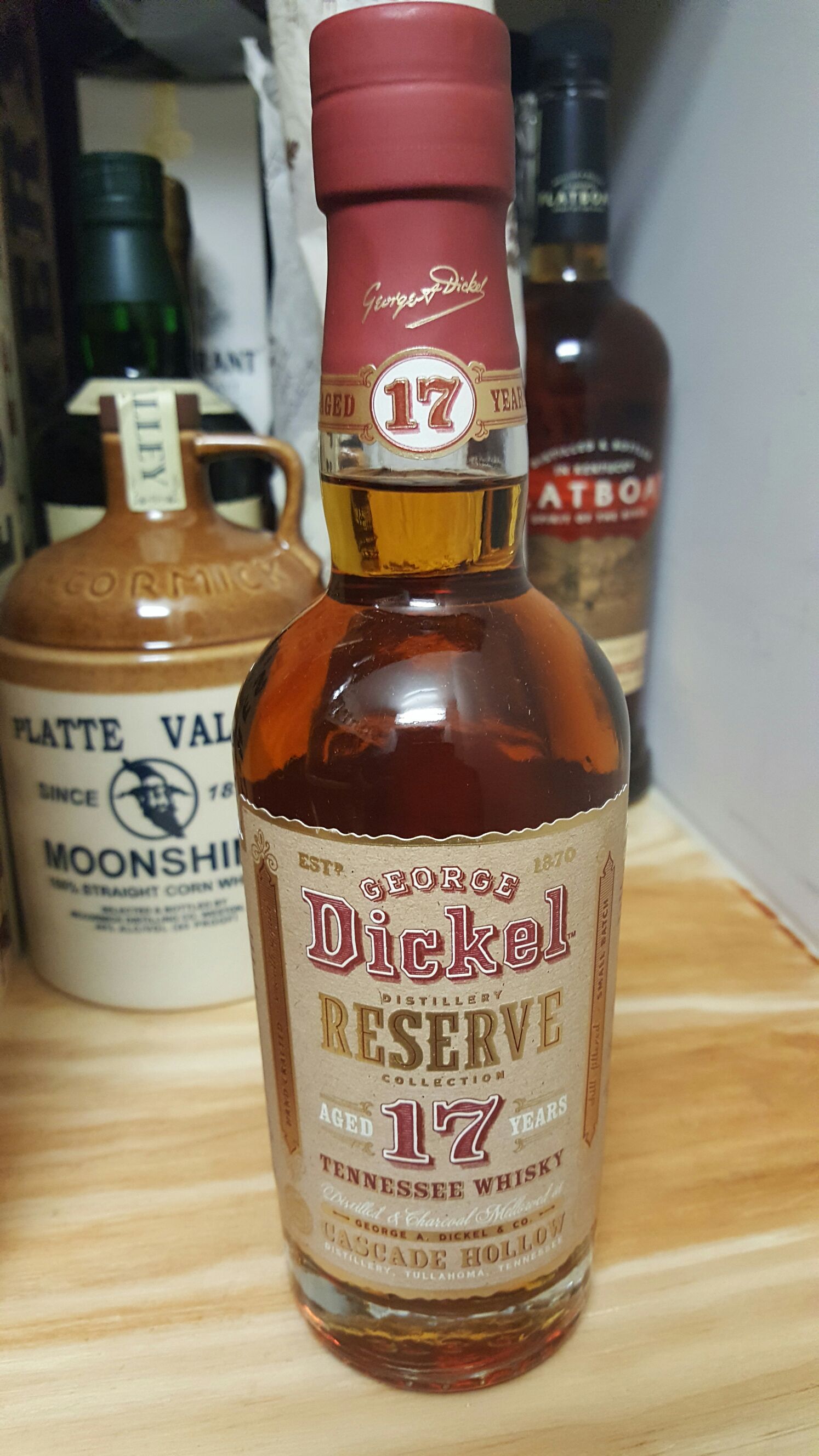 George Dickel 17yr - Cascade Hollow Distillery (375 mL) alcohol collectible [Barcode 082000778097] - Main Image 2