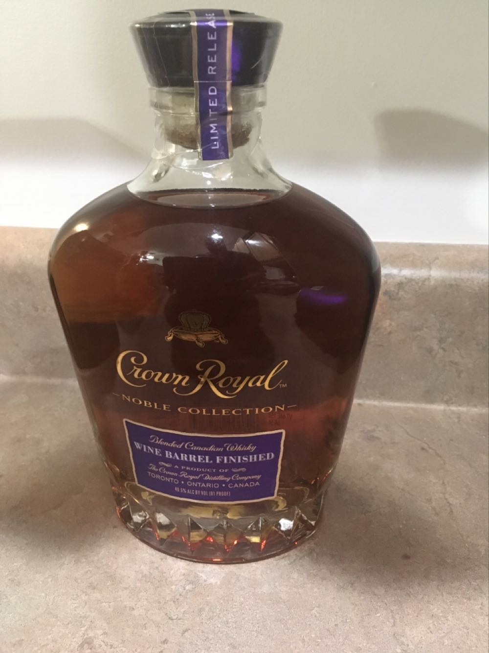 Crown Royal - Noble Collection - Wine Barrel Finish - The Crown Royal Co. (750mL) alcohol collectible [Barcode 082000782384] - Main Image 4