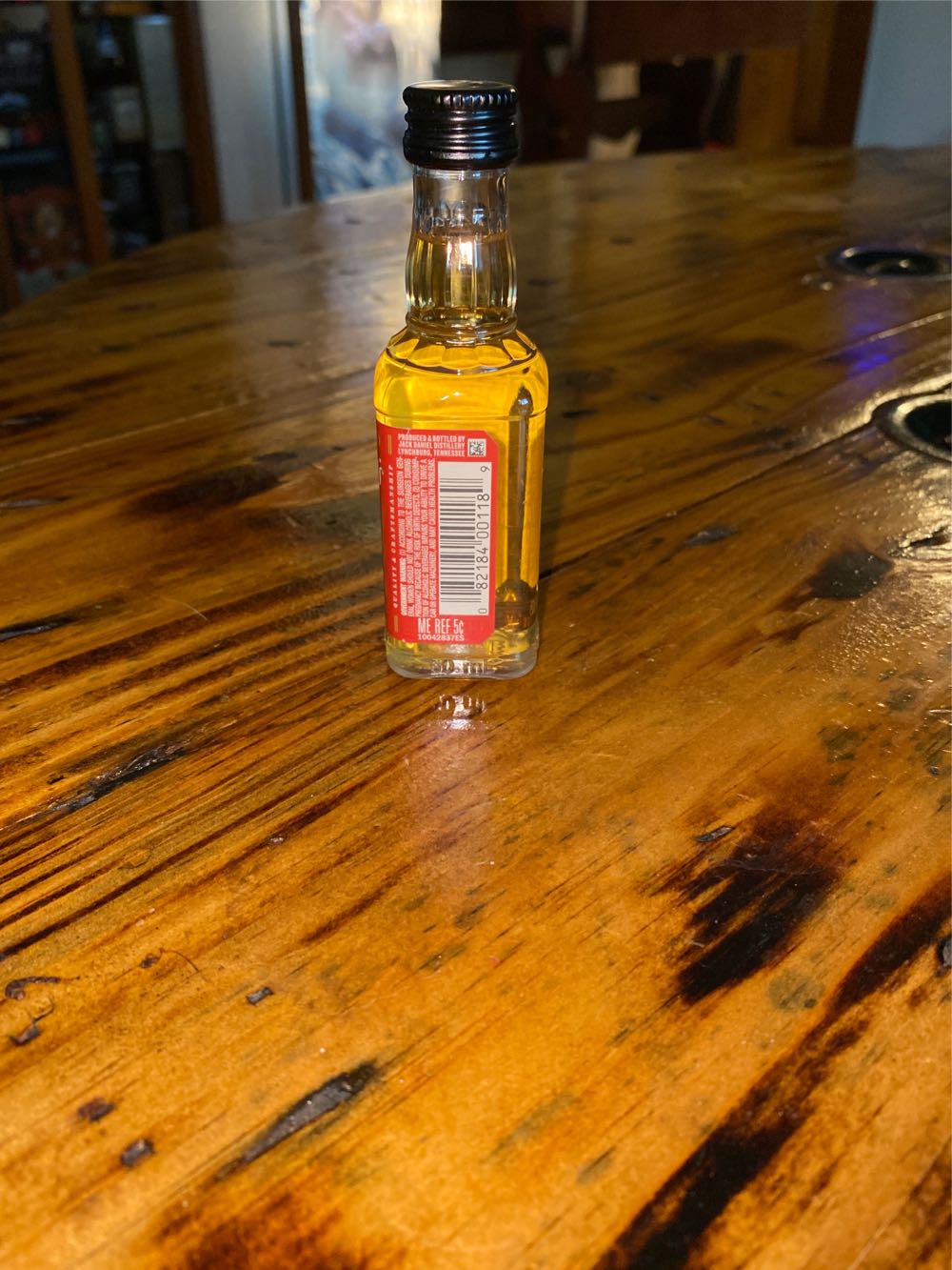 Fire - Jack Daniel’s Distillery, Lynchburg, TN (50 mL) alcohol collectible [Barcode 082184001189] - Main Image 2