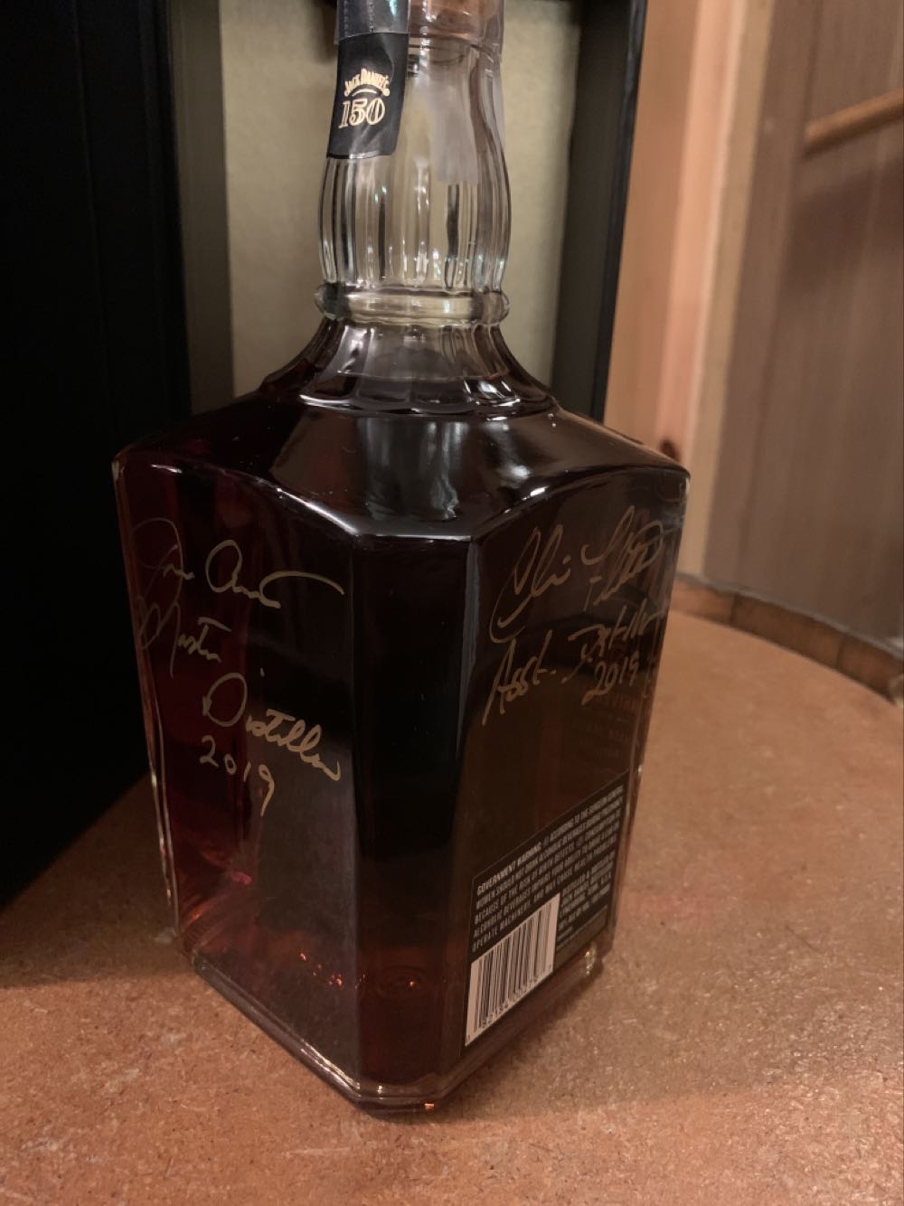 150th Anniversary Decanter - Jack Daniel Distillery (1 L) alcohol collectible [Barcode 082184002797] - Main Image 3
