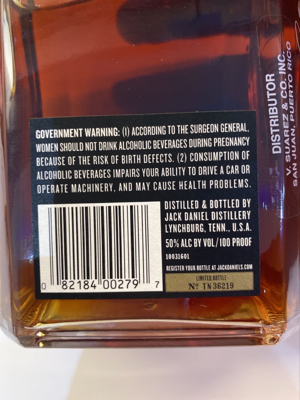 150th Anniversary Decanter - Jack Daniel Distillery (1 L) alcohol collectible [Barcode 082184002797] - Main Image 4