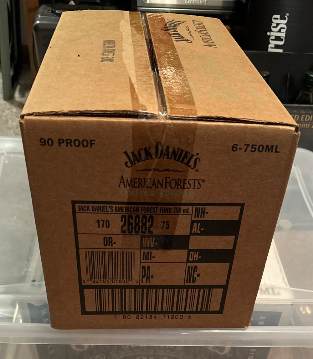 American Forests - Jack Daniel Distillery (750 mL) alcohol collectible [Barcode 082184018002] - Main Image 4