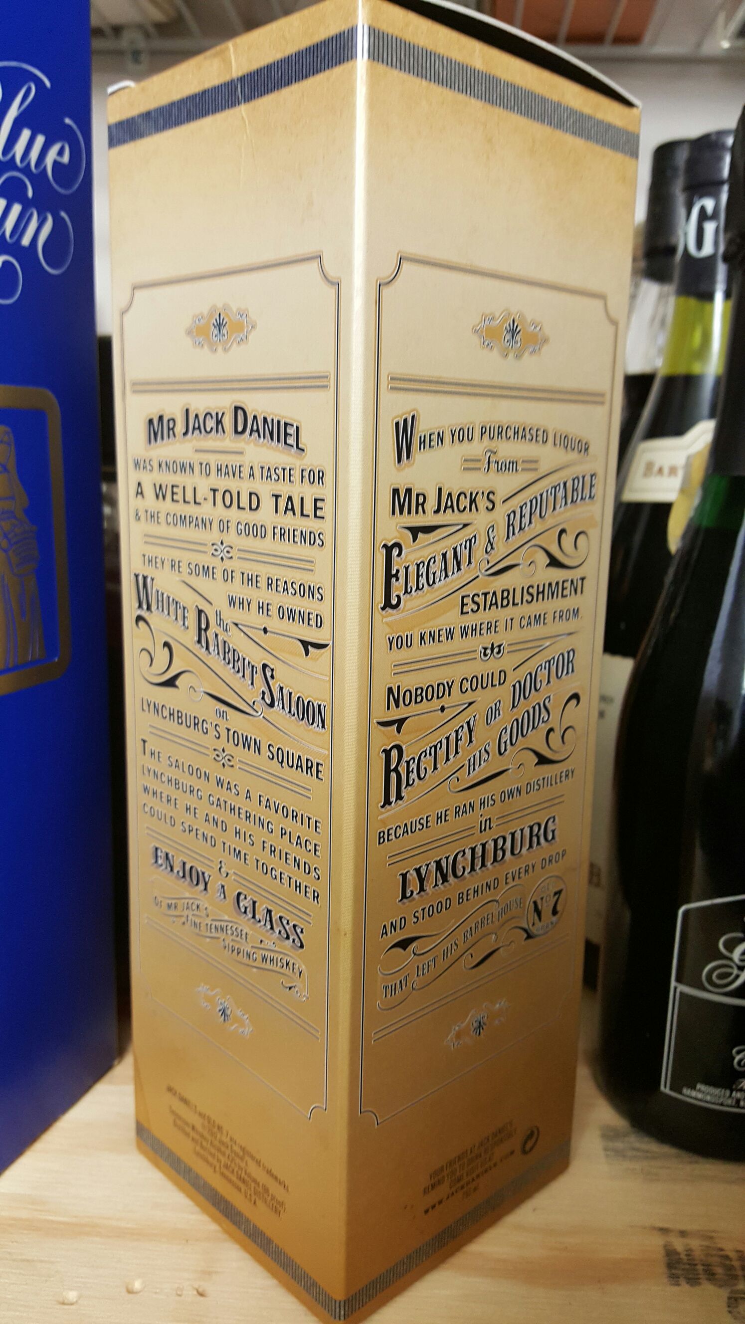 White Rabbit Saloon - Jack Daniel’s (750 mL) alcohol collectible [Barcode 082184053157] - Main Image 2