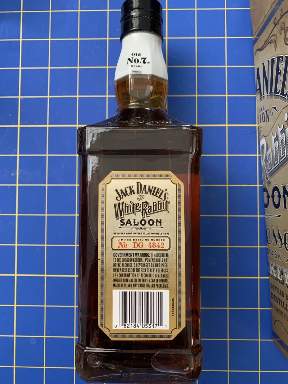 White Rabbit Saloon - Jack Daniel’s (750 mL) alcohol collectible [Barcode 082184053157] - Main Image 3