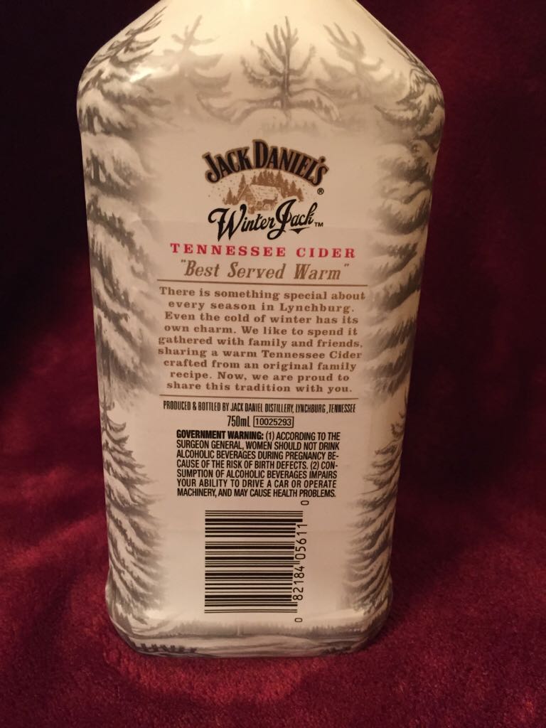 Winterjack Cider - Jack Daniel Distillery (750 mL) alcohol collectible [Barcode 082184056110] - Main Image 2