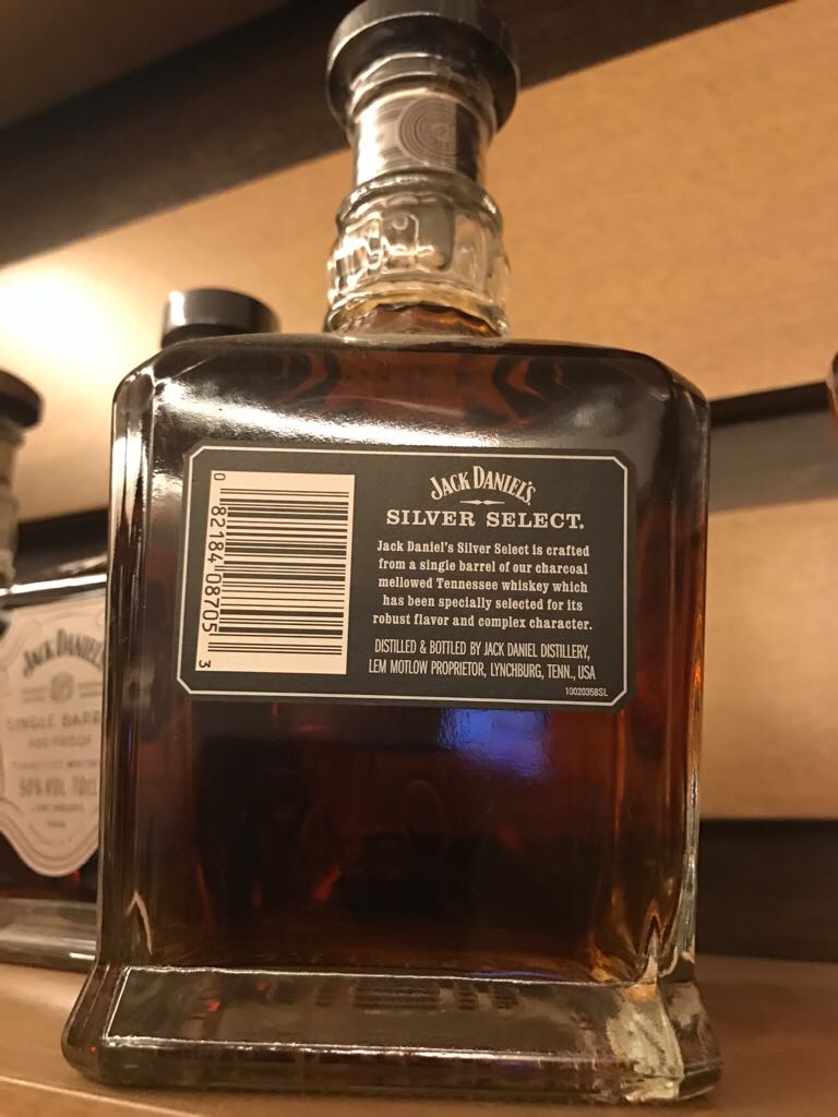 Silver Select Single Barrel - Jack Daniel Distillery (750 mL) alcohol collectible [Barcode 082184087053] - Main Image 2
