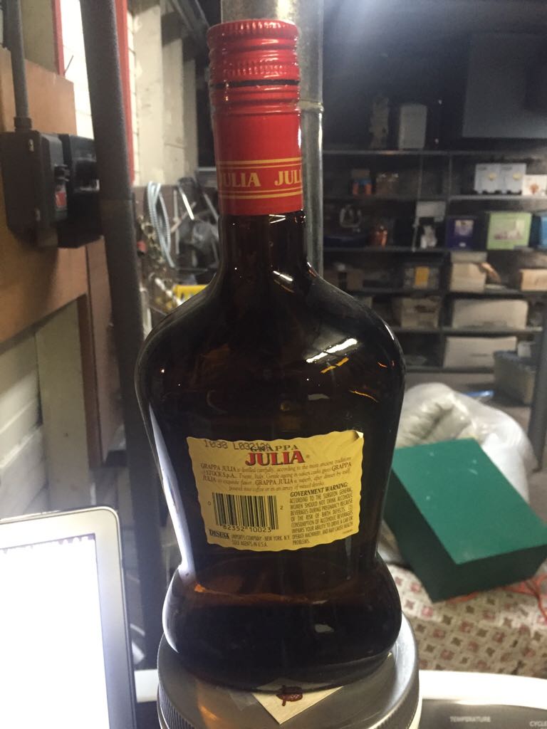 Grappa Julia - Stock S.c.l. Trieste (50 mL) alcohol collectible [Barcode 082352100232] - Main Image 2