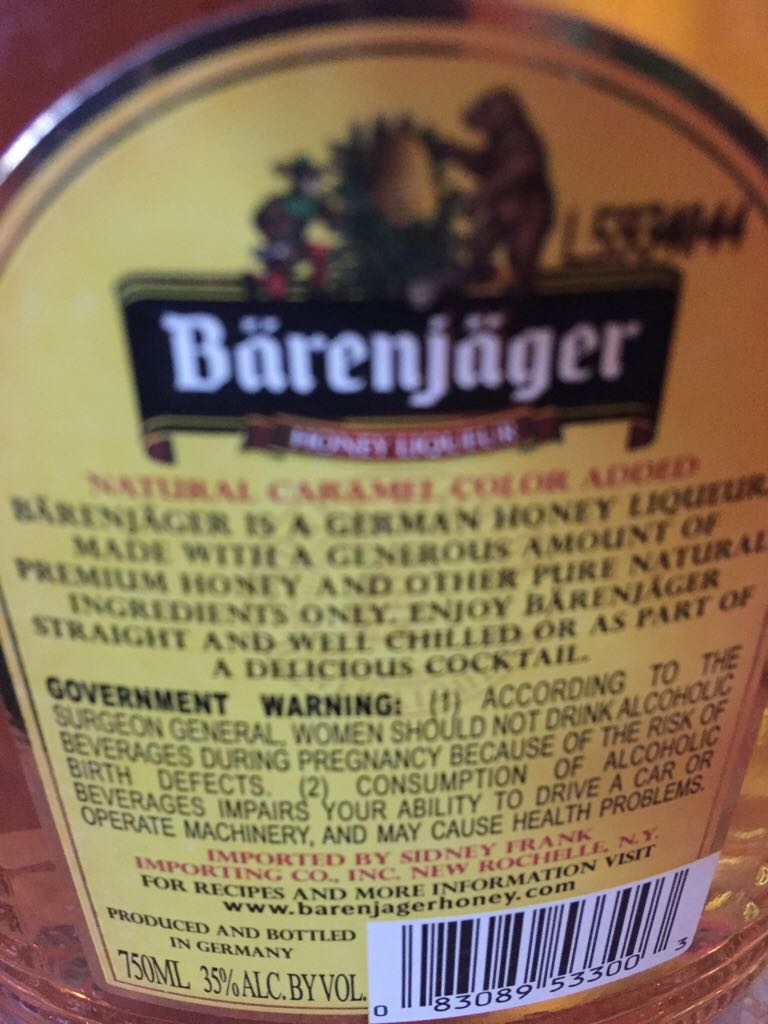 Barenjager - Teucke & Koenig (750 mL) alcohol collectible [Barcode 083089533003] - Main Image 2