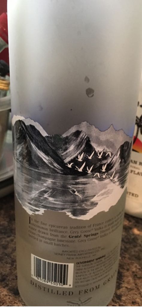 Grey Goose - Grey Goose (1 L) alcohol collectible [Barcode 083089550109] - Main Image 2