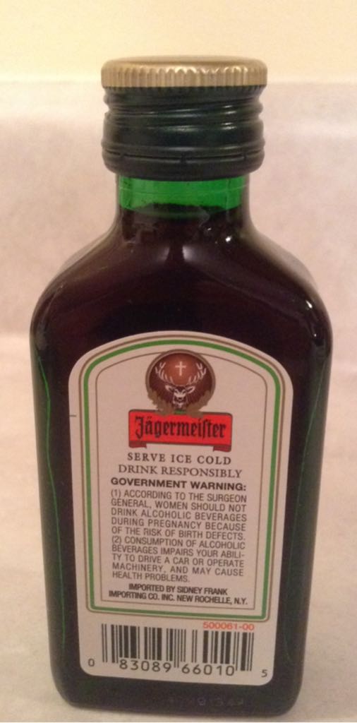 Jaegermeister - Mast-Jaegermeister SE (50 mL) alcohol collectible [Barcode 083089660105] - Main Image 2