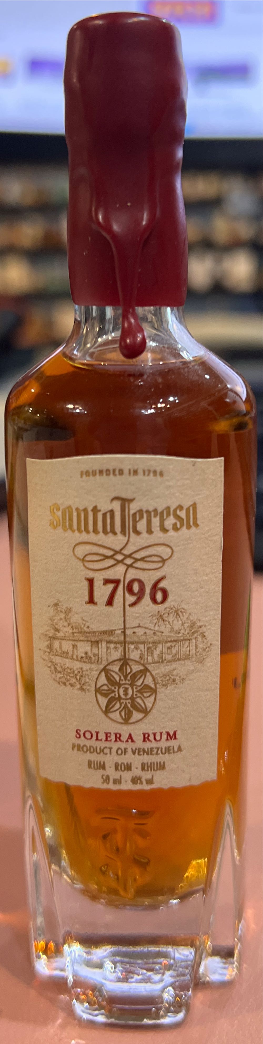 Santa Teresa Rum - C A Ron Santa Teresa (750 mL) alcohol collectible [Barcode 024223000319] - Main Image 3