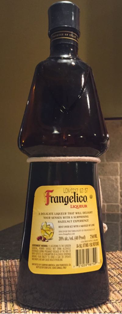 Frangelico - DCM, SPA, Italy (375mL) alcohol collectible [Barcode 083664371389] - Main Image 2