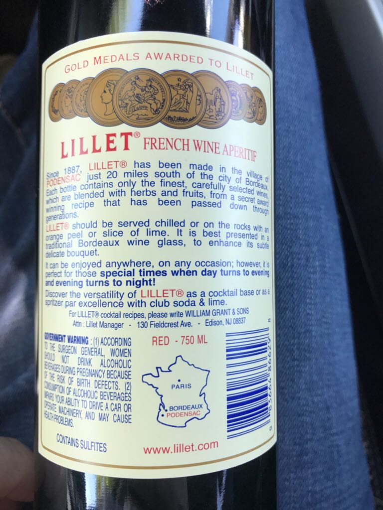 Lillet Blanc - Lillet (750 mL) alcohol collectible [Barcode 083664866298] - Main Image 2