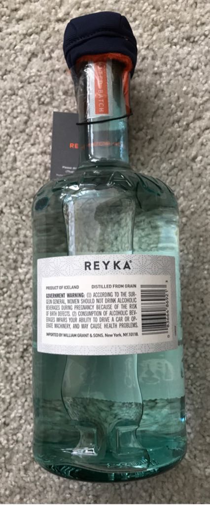 Reyka - William Grant & Sons (750mL) alcohol collectible [Barcode 083664869213] - Main Image 2