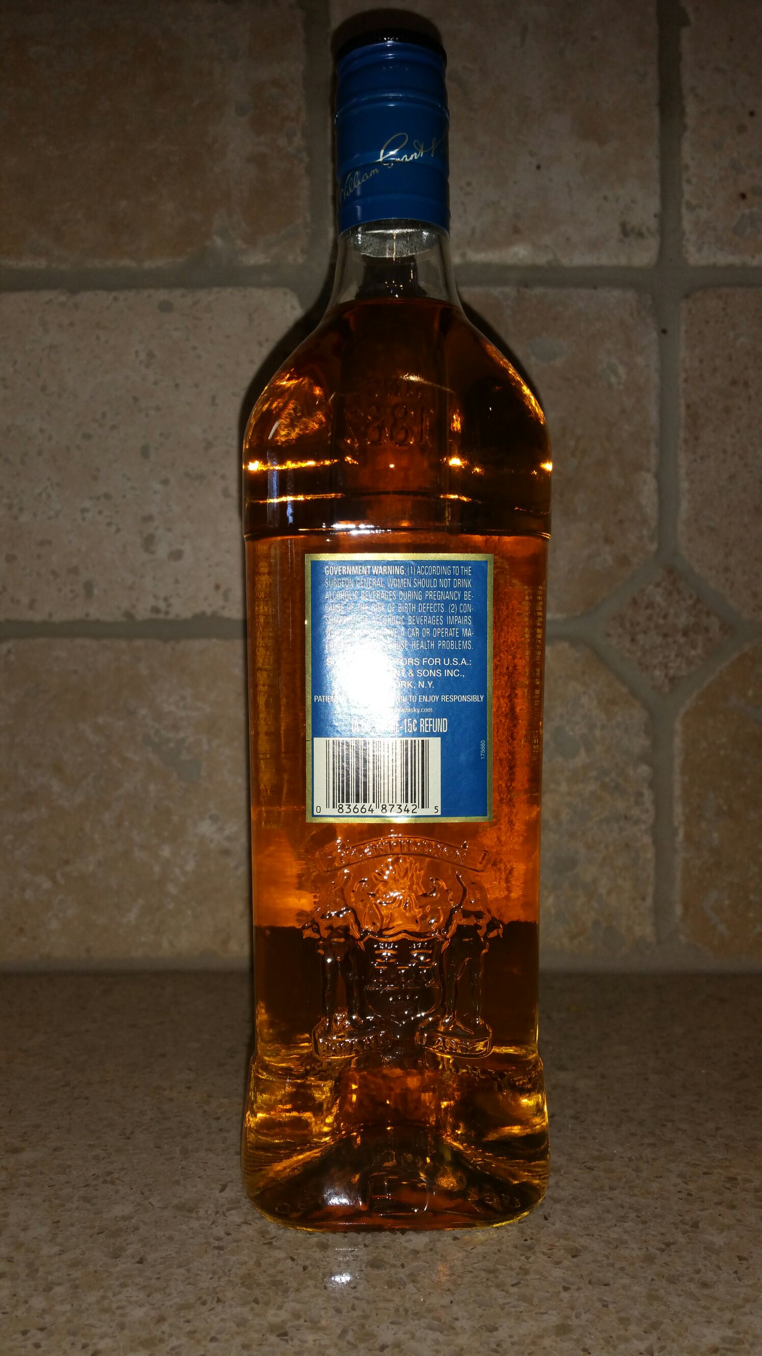 Grant’s Cask Editions - William Grant & Sons (750 mL) alcohol collectible [Barcode 083664873425] - Main Image 2