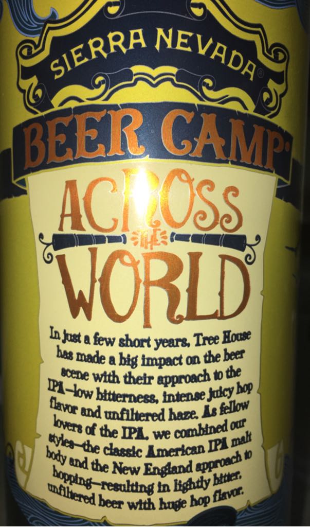 East Meets West IPA  - Sierra Nevada Brewing Co (16 fl. oz.) alcohol collectible [Barcode 083783150308] - Main Image 2