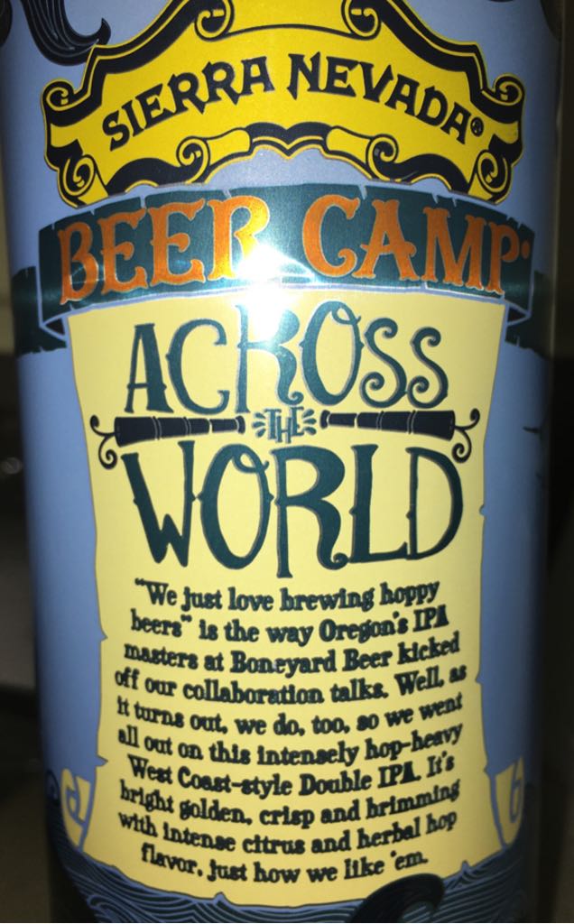 West Coast-Style DIPA - Sierra Nevada Brewing Co (16 fl. oz.) alcohol collectible [Barcode 083783150391] - Main Image 2