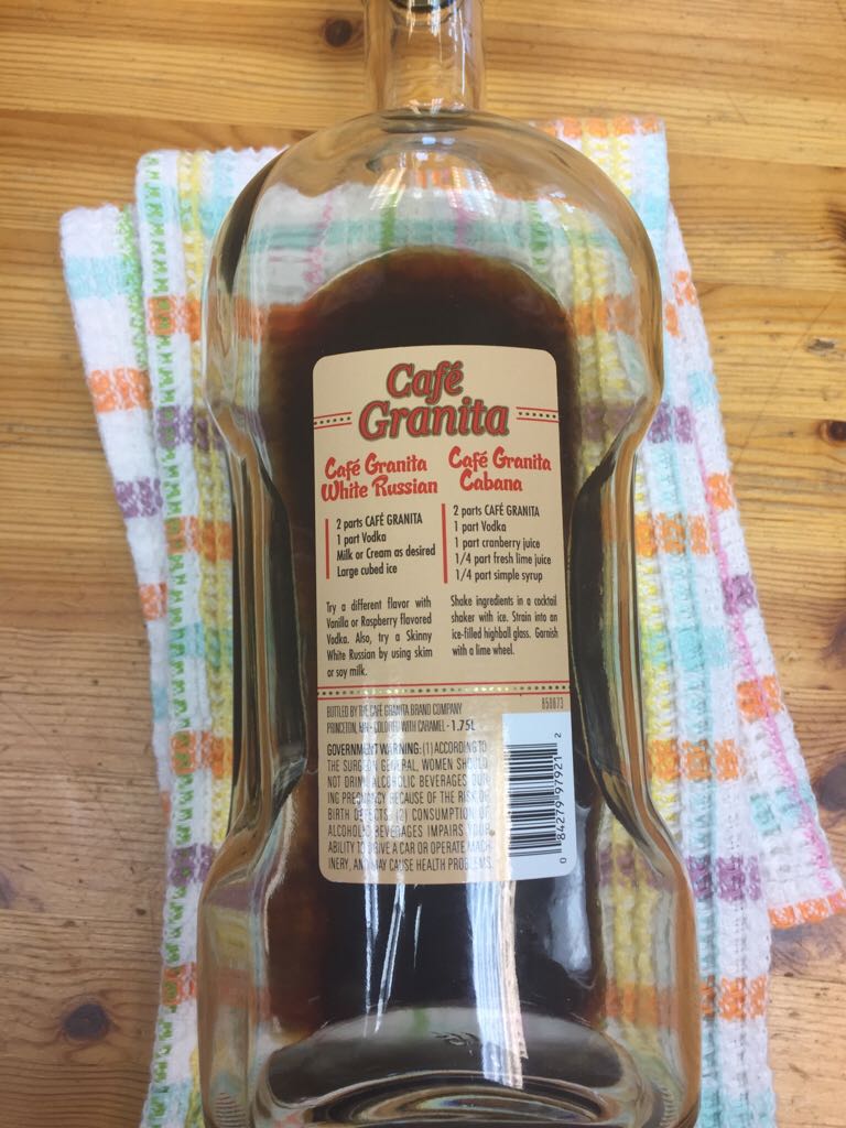 Coffee Liqueur  - Cafe Granita (1L) alcohol collectible [Barcode 084279979212] - Main Image 2