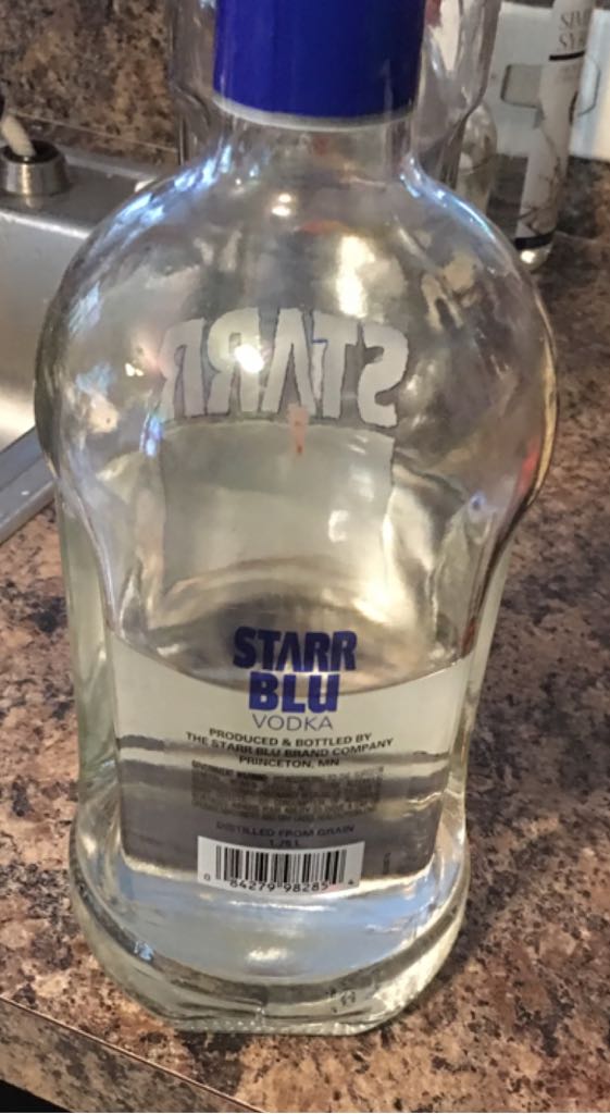 Starr Blue Vodka - Starr blue (1.75L) alcohol collectible [Barcode 084279982854] - Main Image 2