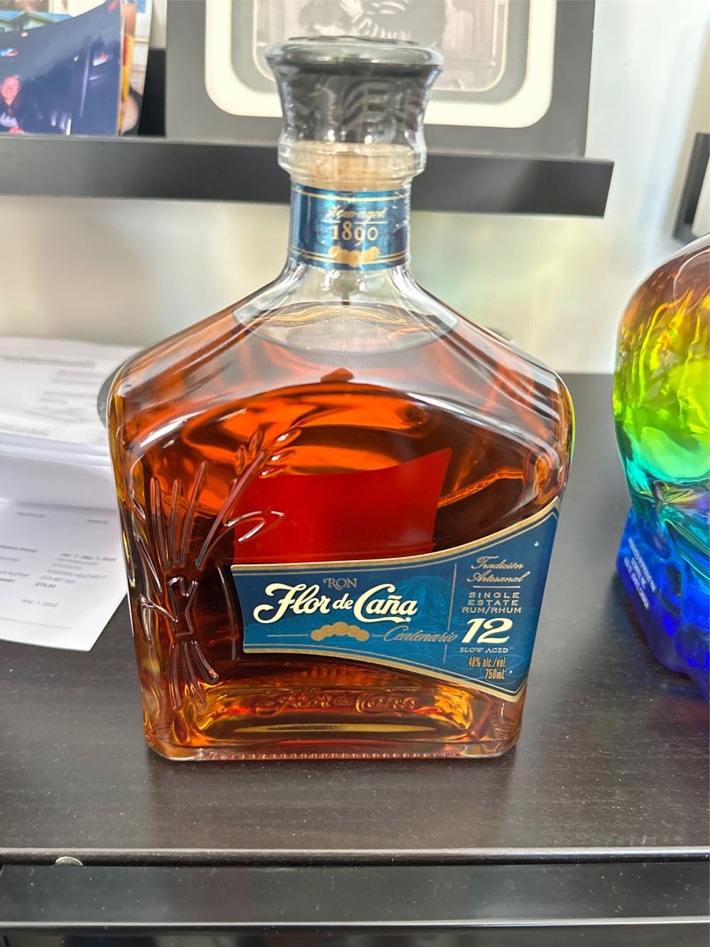 Flor de Cana Centenario 12 Year - Compania Licorera de Nicaragua (750mL) alcohol collectible [Barcode 026964823967] - Main Image 3