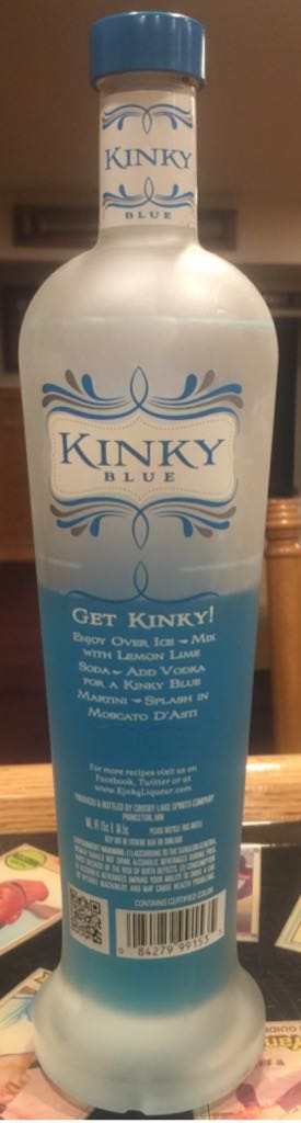 Kinky Blue - Crosby Lake Spirit Company (750 mL) alcohol collectible [Barcode 084279991535] - Main Image 2