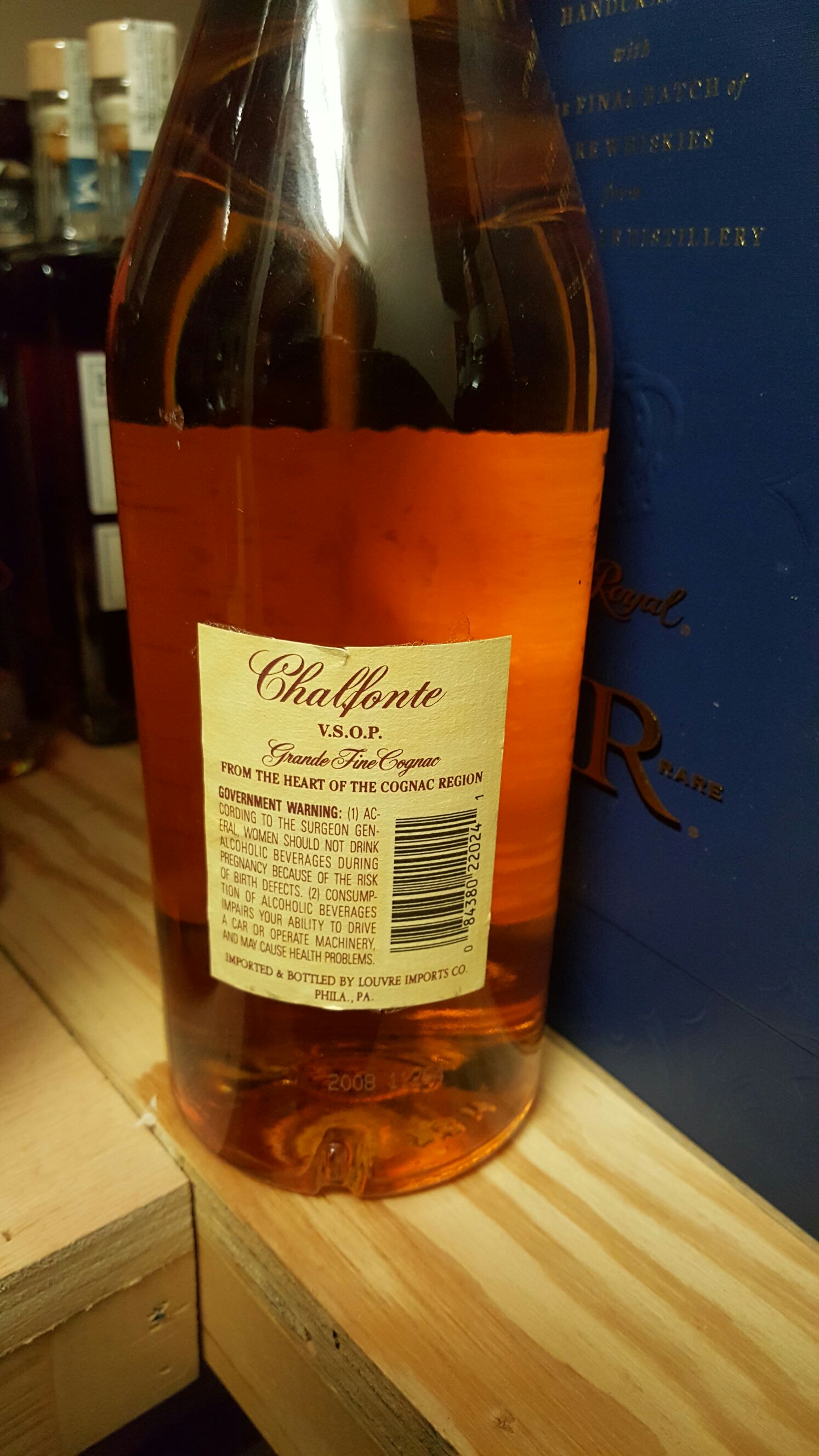 Chalfonte v.s.o.p. - De La Maison alcohol collectible [Barcode 084380220241] - Main Image 2