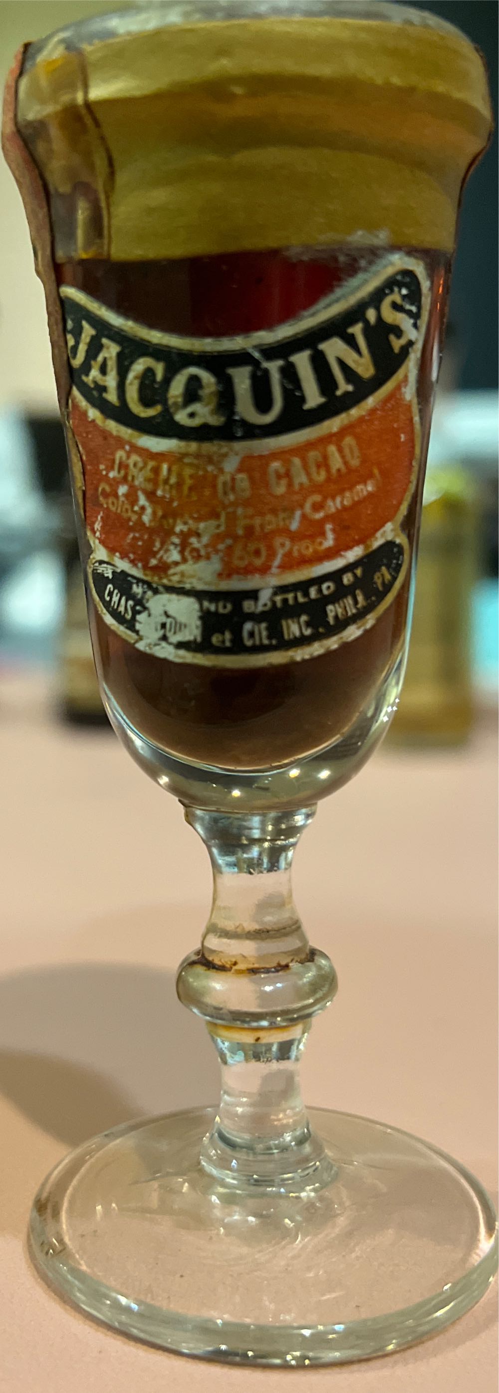 Jacquin’s Creme de Cacao Dark - Jacquin’s (750 mL) alcohol collectible [Barcode 084380281846] - Main Image 2