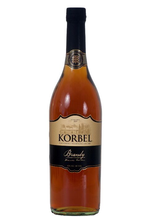 Korbel Brandy - F. Korbel & Bros.,INC (750 mL) alcohol collectible [Barcode 084704000122] - Main Image 1
