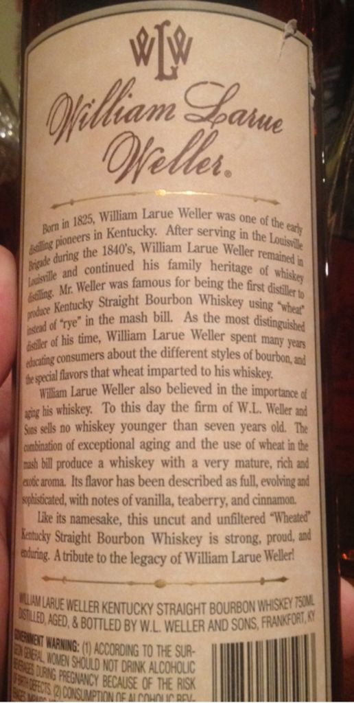 BTAC: William Larue Weller (2022) - Buffalo Trace Distillery (750  mL) alcohol collectible [Barcode 085000004135] - Main Image 2