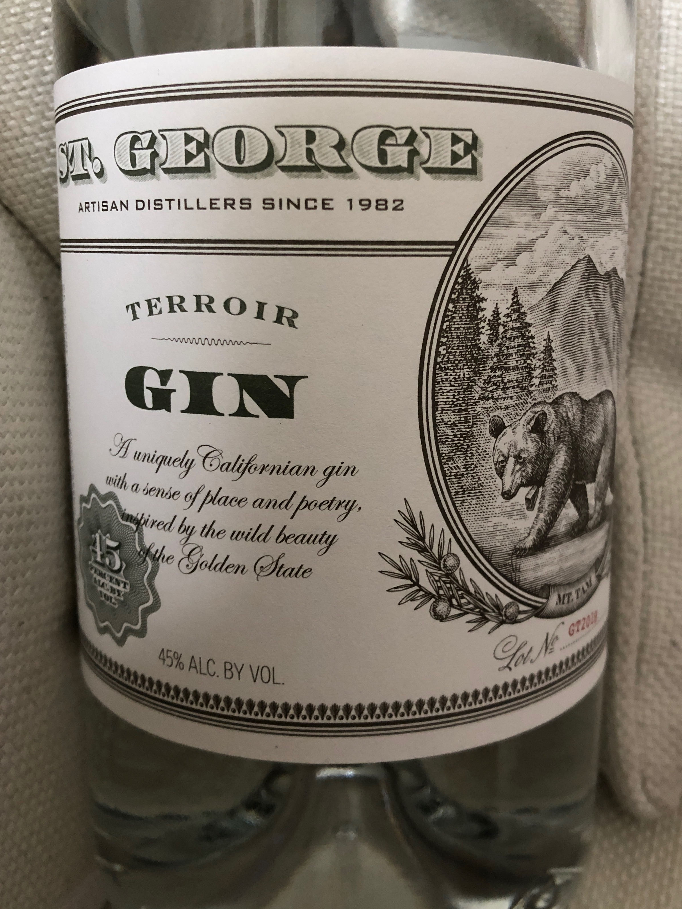 St George Gin - St. George Spirits (750mL) alcohol collectible [Barcode 027724227506] - Main Image 3